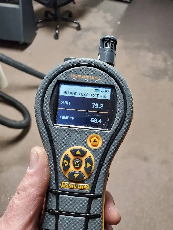 Moisture meter humidity assessment for Mold Remediation & Removal in New Holland
